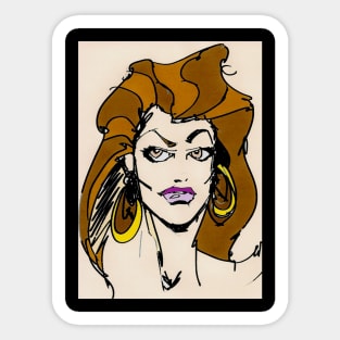 Drag Graphic Sticker